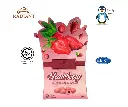 RADIANT STRAWBERRY COATED WITH WHITE CHOCOLATE 60G