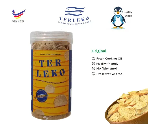 Terleko's Keropok Lekor Syiling - 300G (Original)